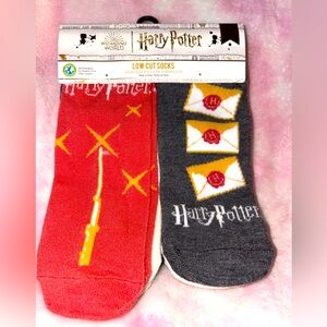 Warner Bros. Harry Potter Low Cut Socks - Red, Gray, White